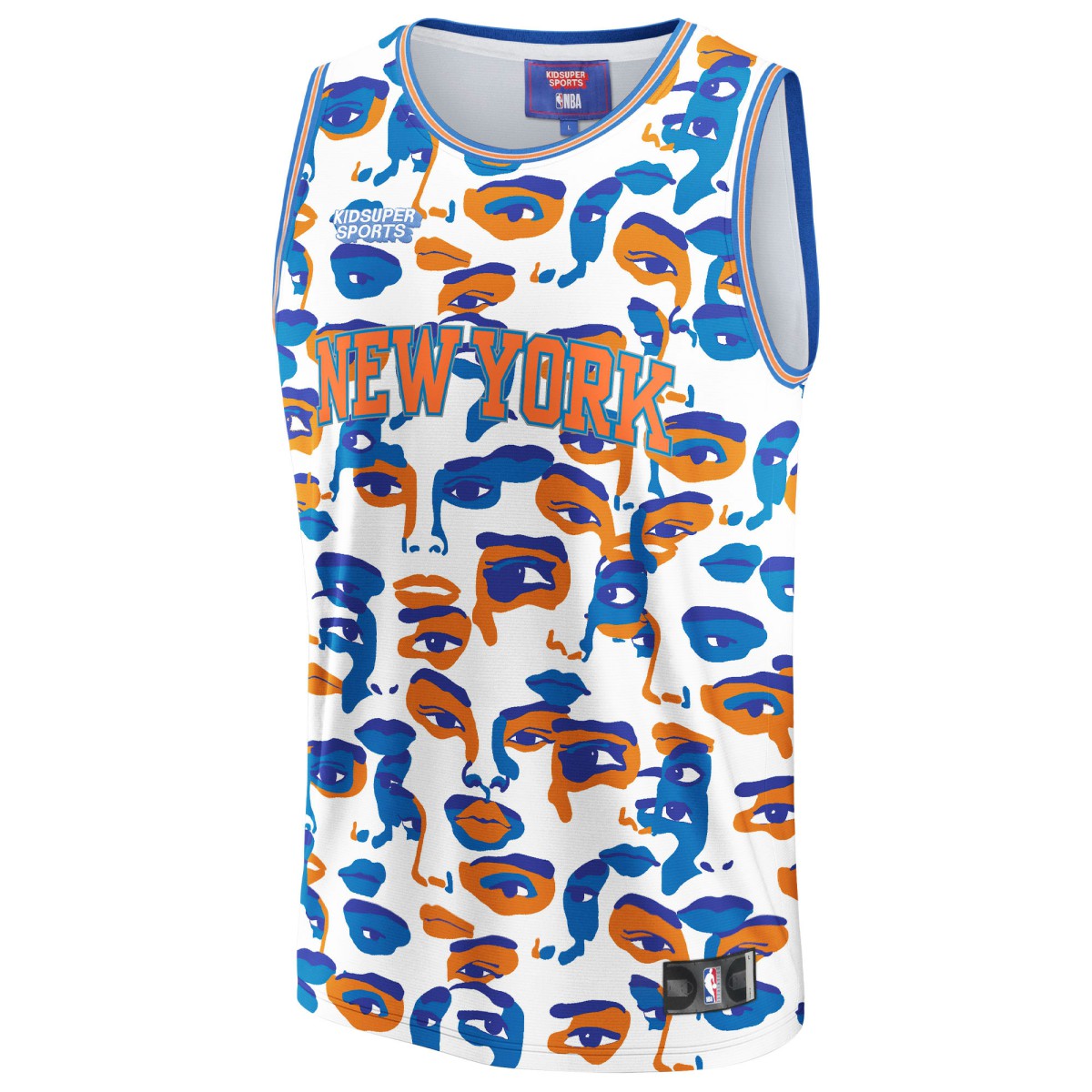 NBA New York Knicks NBA & KidSuper Studios Unisex Hometown Jersey