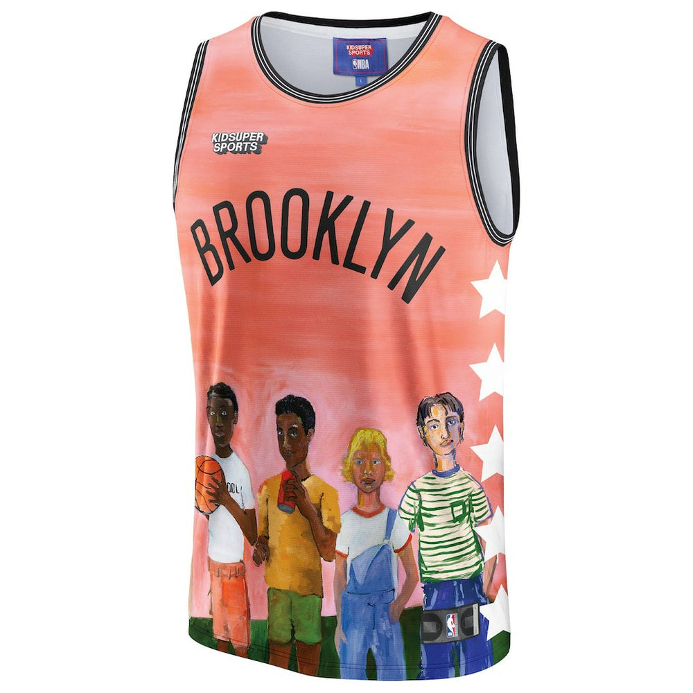 NBA Brooklyn Nets NBA & KidSuper Studios Unisex Hometown Jersey