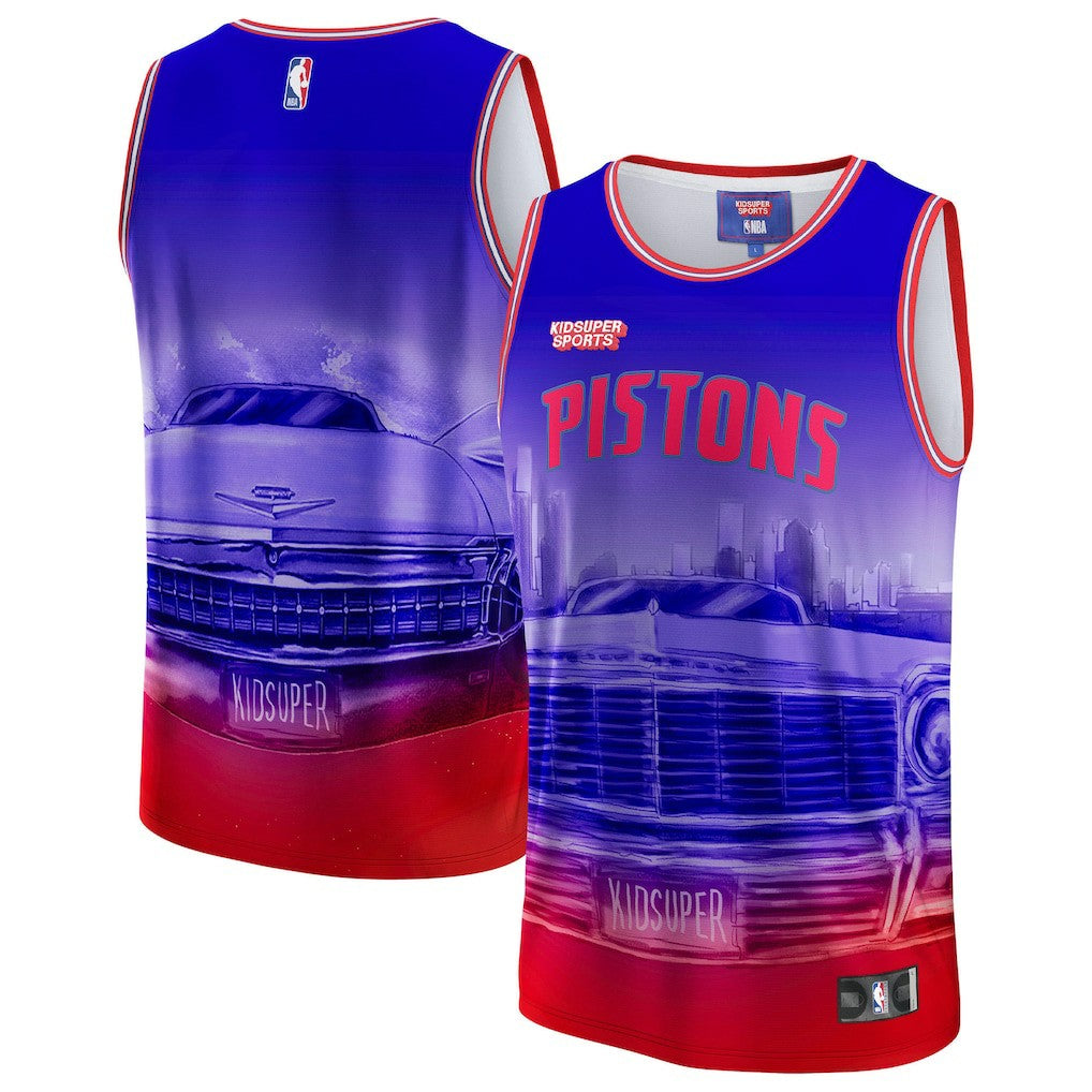 NBA Detroit Pistons NBA & KidSuper Studios Unisex Hometown Jersey sale