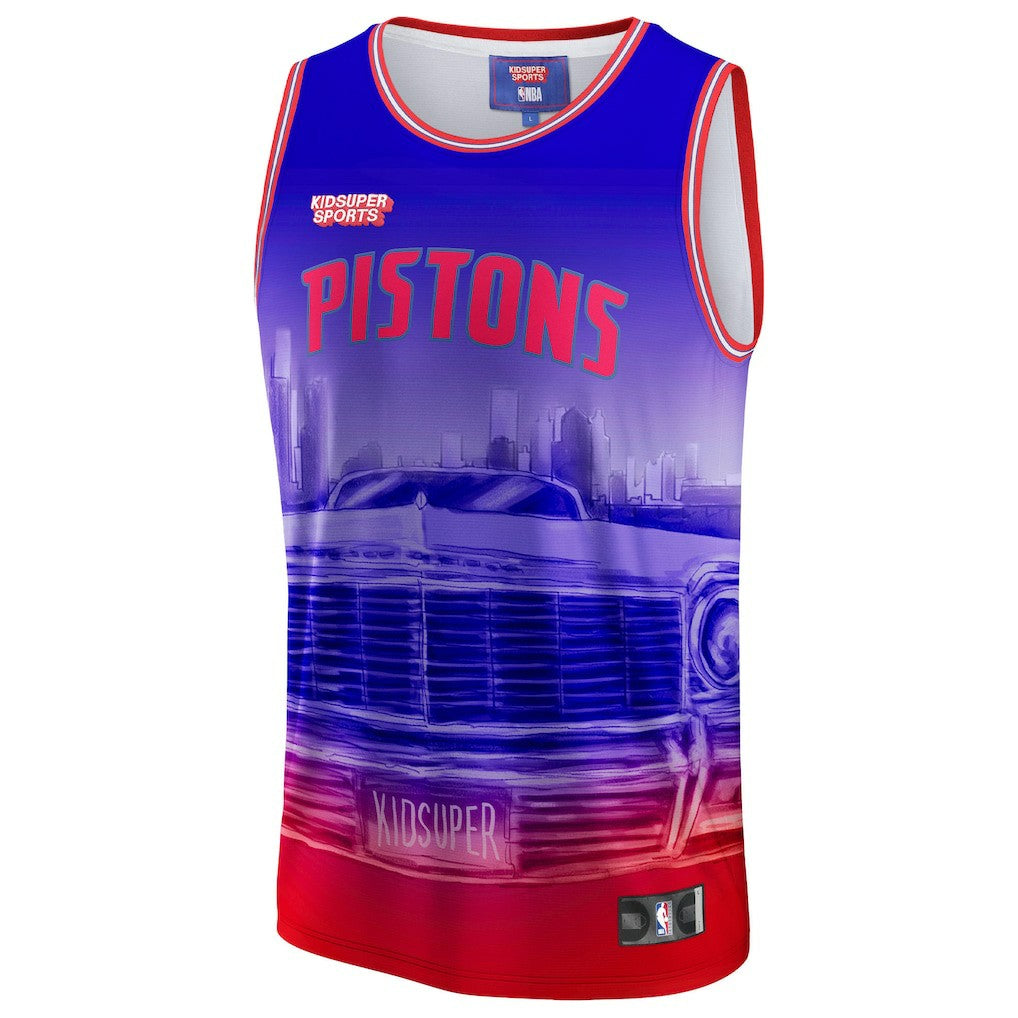 NBA Detroit Pistons NBA & KidSuper Studios Unisex Hometown Jersey sale