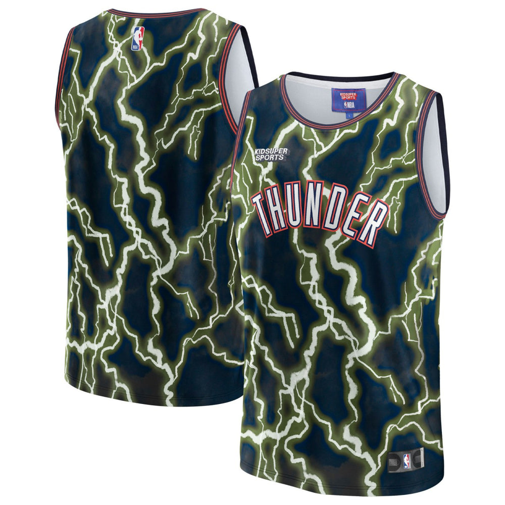 NBA Oklahoma City Thunder NBA & KidSuper Studios Unisex Hometown Jersey