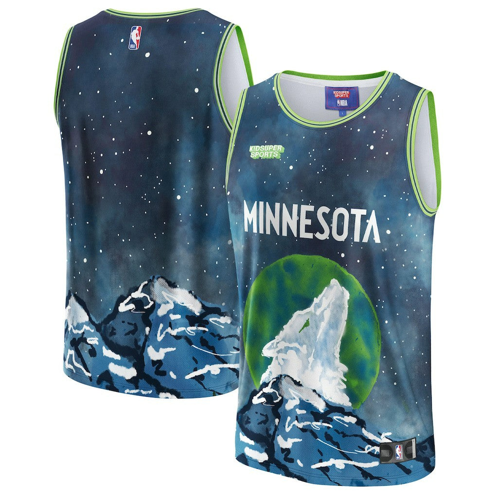 NBA Minnesota Timberwolves NBA & KidSuper Studios Unisex Hometown Jersey