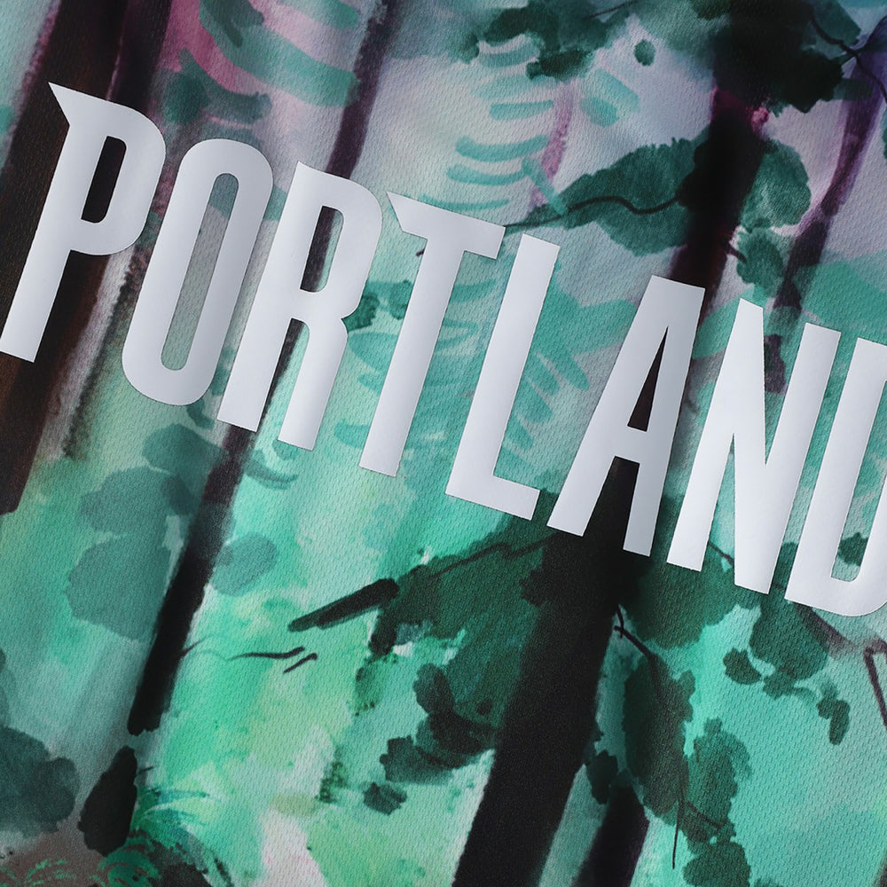NBA Portland Trail Blazers NBA & KidSuper Studios Unisex Hometown Jersey