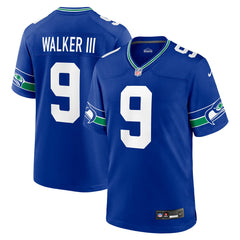 Kenneth Walker III  Throwback Player Game Jersey - Seattle Seahawks