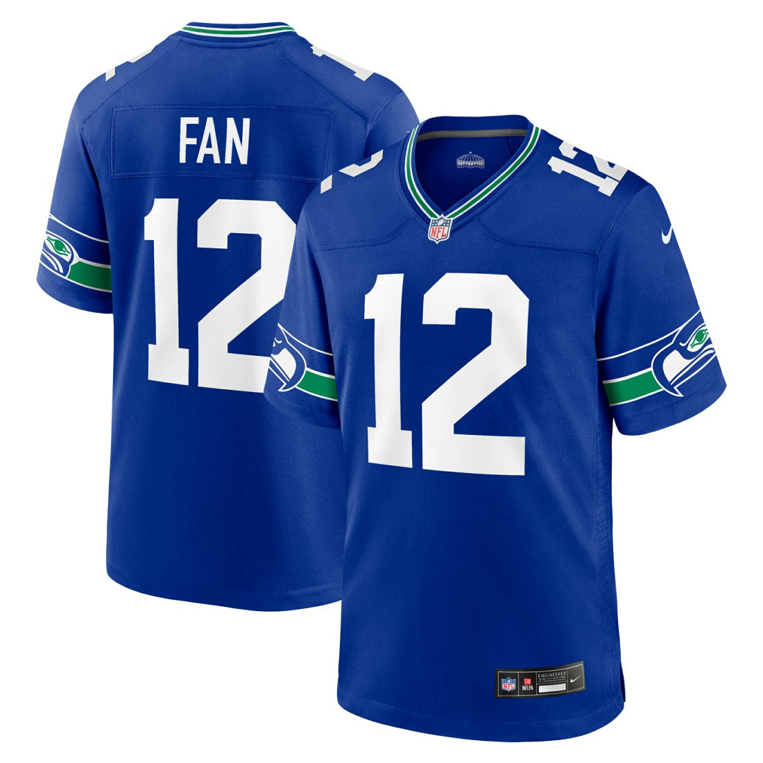 12s  Throwback Player Game Jersey - Seattle Seahawks