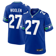 Tariq Woolen  Throwback Player Game Jersey - Seattle Seahawks