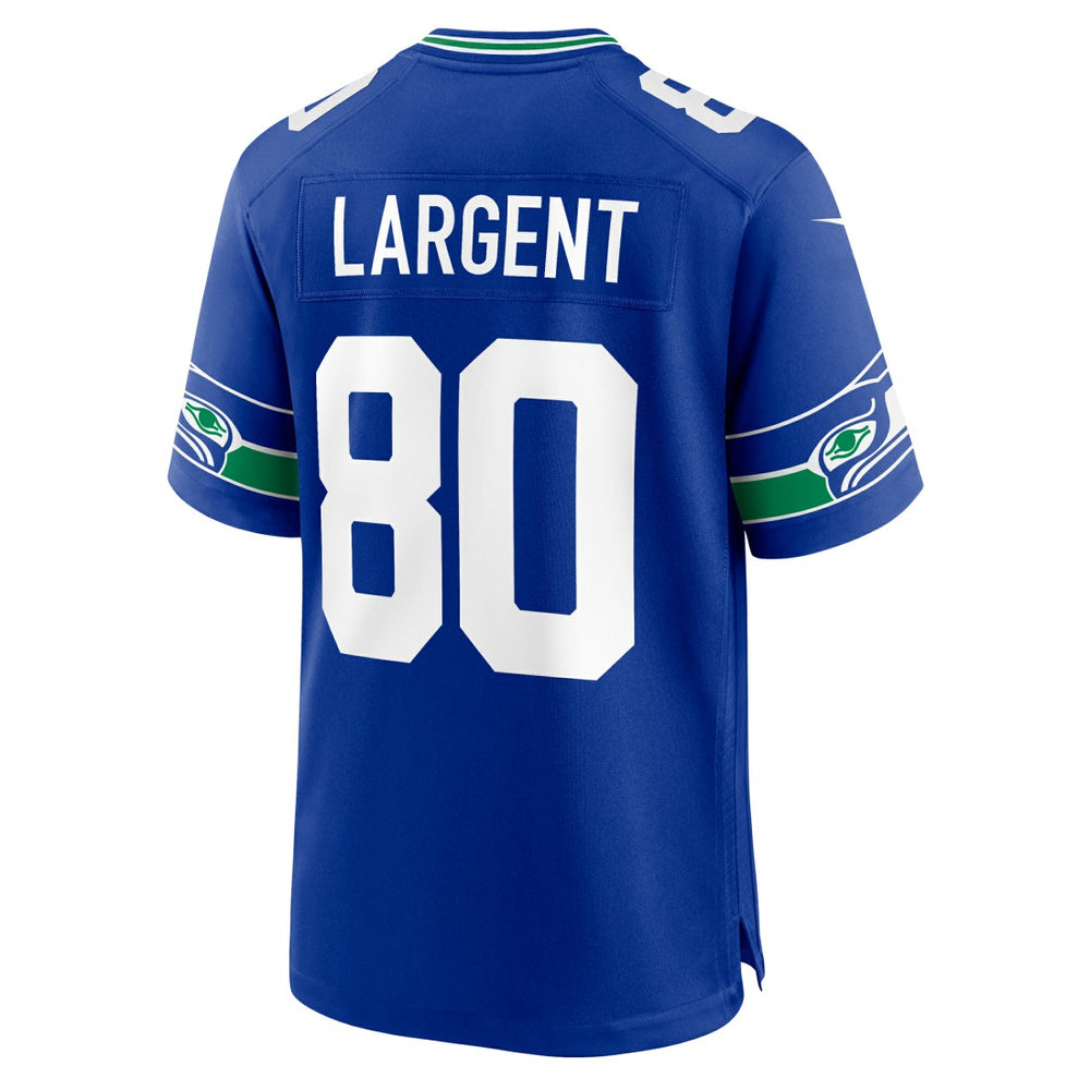 Steve Largent  Throwback Retired Player Game Jersey - Seattle Seahawks