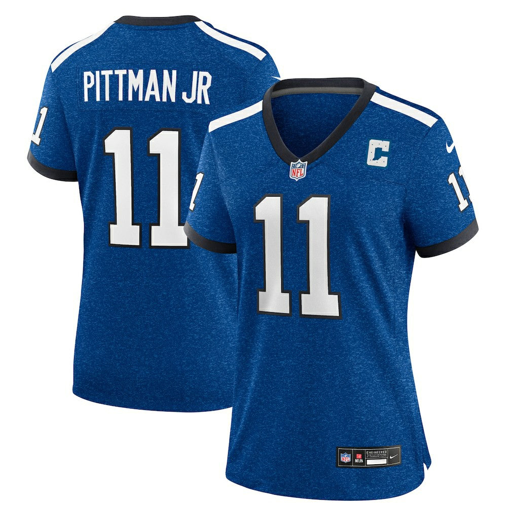 Michael Pittman Jr.  Women's Indiana Nights Alternate Game Jersey - Indianapolis Colts