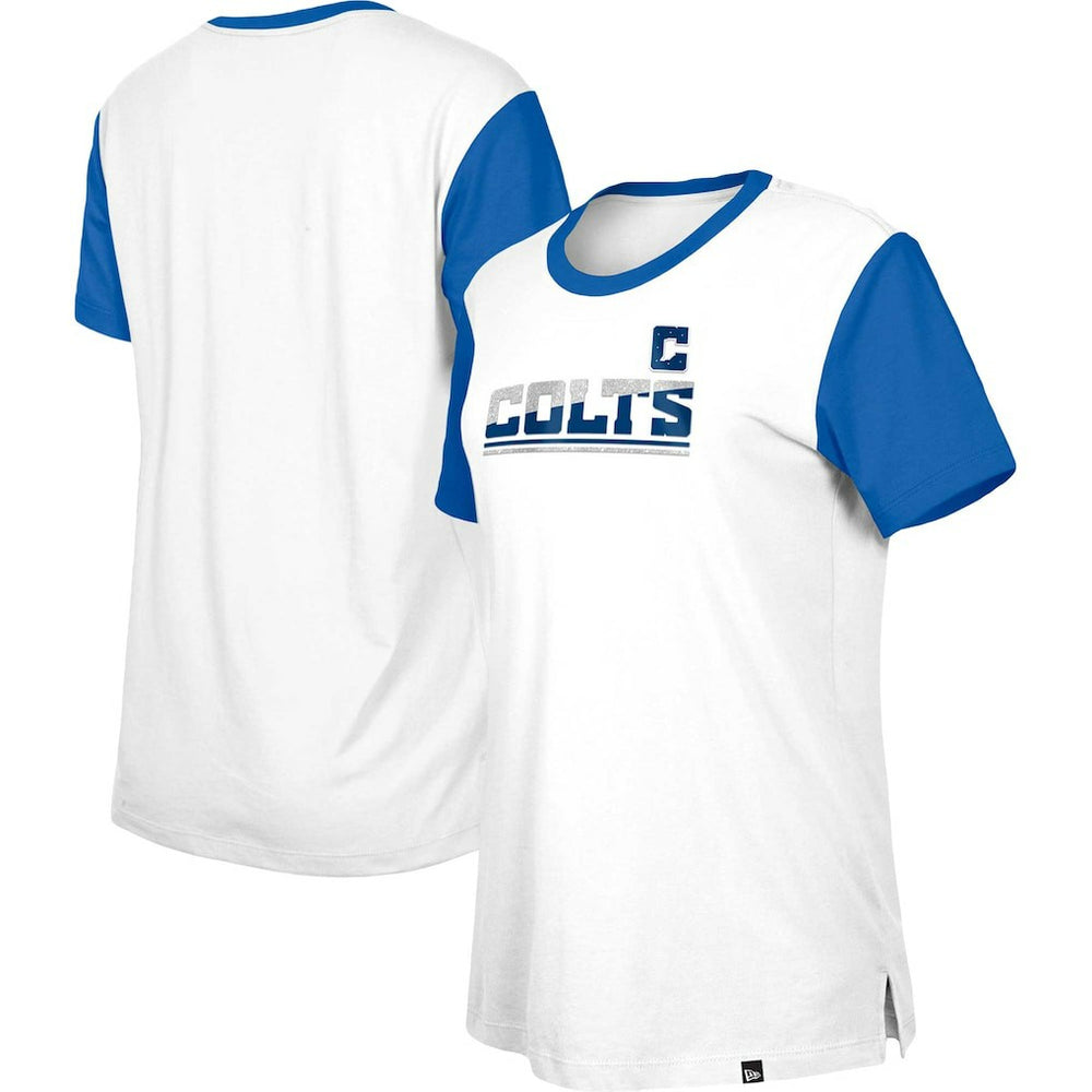 Women's Third Down Colorblock T-Shirt - Indianapolis Colts