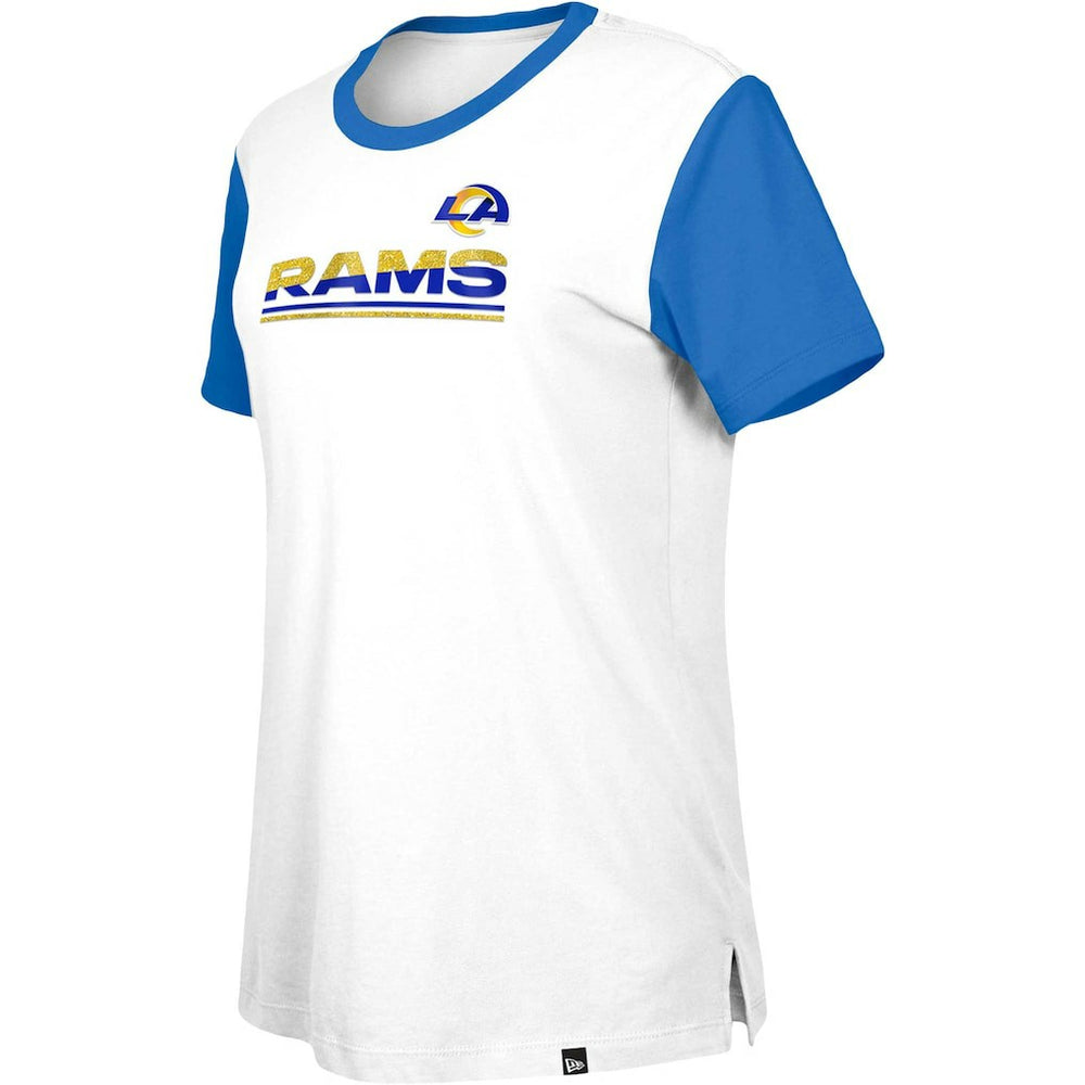 Women's Third Down Colorblock T-Shirt - Los Angeles Rams