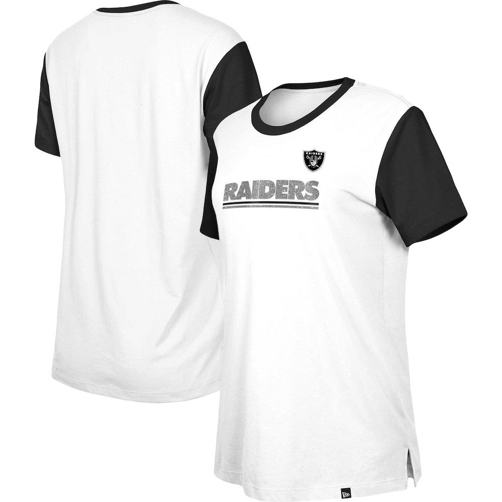Women's Third Down Colorblock T-Shirt - Las Vegas Raiders