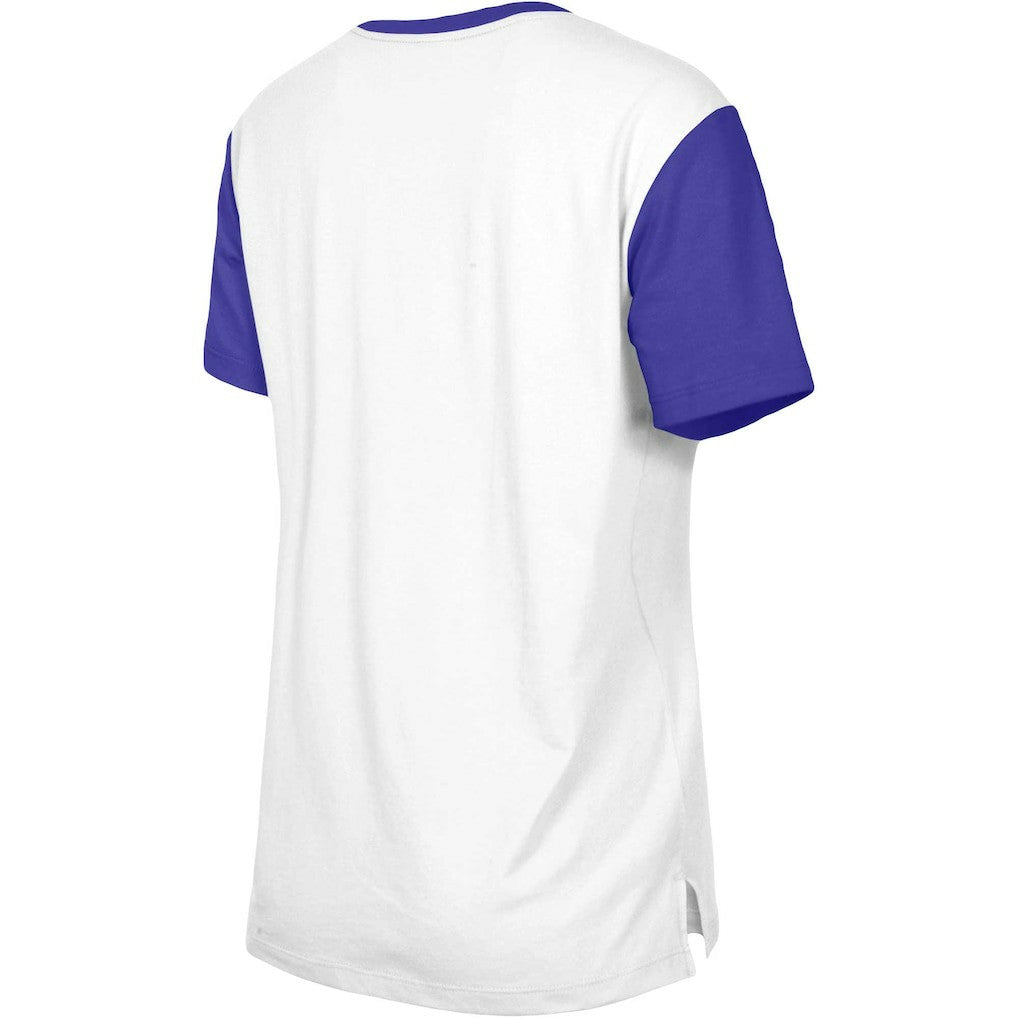 Women's Third Down Colorblock T-Shirt - Baltimore Ravens