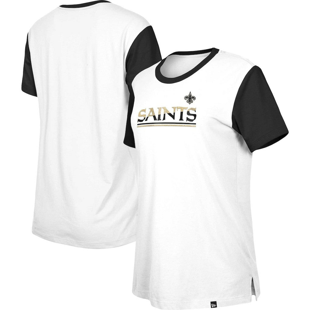 Women's Third Down Colorblock T-Shirt - New Orleans Saints