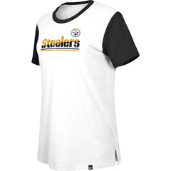 Women's Third Down Colorblock T-Shirt - Pittsburgh Steelers