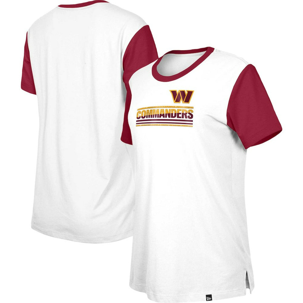 Women's Third Down Colorblock T-Shirt - Washington Commanders