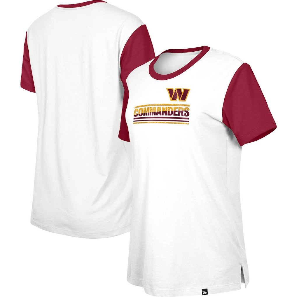 Women's Third Down Colorblock T-Shirt - Washington Commanders