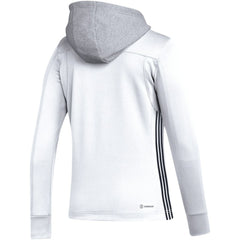 NHL White Los Angeles Kings adidas Women's Refresh Skate Lace AEROREADY Pullover Hoodie