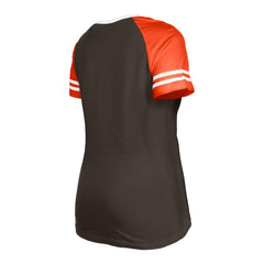 Women's Raglan Lace-Up T-Shirt - Cleveland Browns