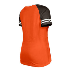 Women's Throwback Raglan Lace-Up T-Shirt - Cleveland Browns