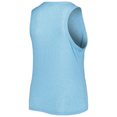 MLB Kansas City Royals Soft as a Grape Women's Plus Size High Neck Tri-Blend Tank Top