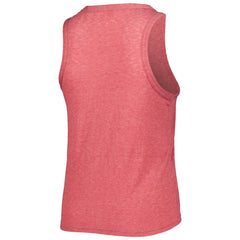MLB Los Angeles Angels Soft as a Grape Women's Plus Size High Neck Tri-Blend Tank Top
