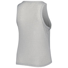 MLB Miami Marlins Soft as a Grape Women's Plus Size High Neck Tri-Blend Tank Top