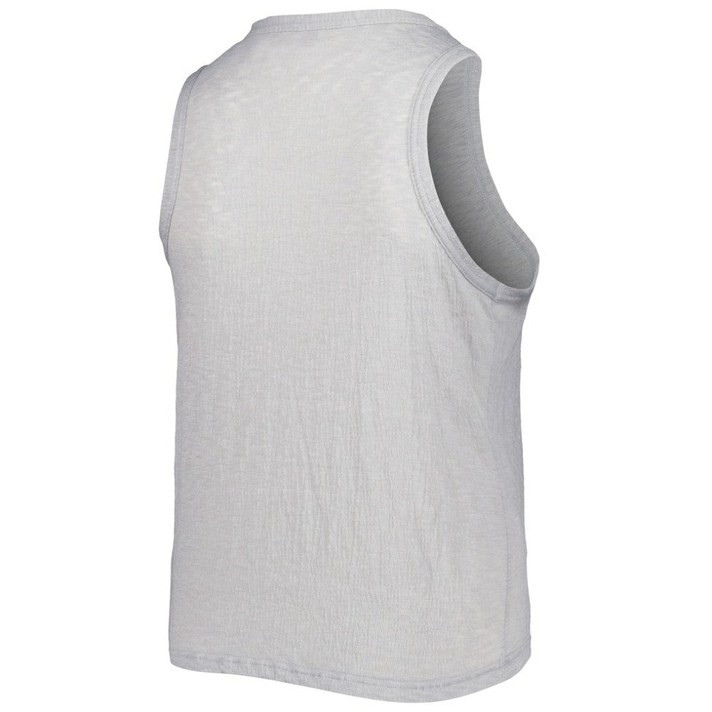 MLB San Diego Padres Soft as a Grape Women's Plus Size High Neck Tri-Blend Tank Top
