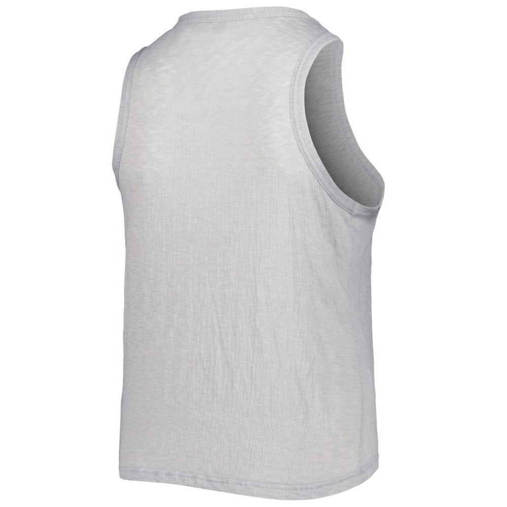 MLB San Francisco Giants Soft as a Grape Women's Plus Size High Neck Tri-Blend Tank Top
