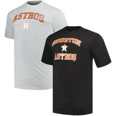 MLB Houston Astros Profile Big & Tall T-Shirt Combo Pack
