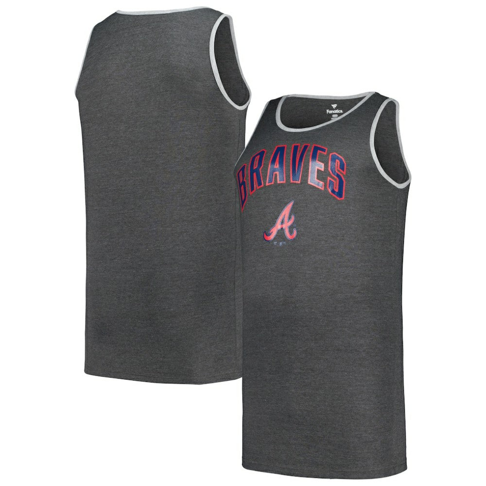 MLB Atlanta Braves Profile Big & Tall Arch Over Logo Tank Top