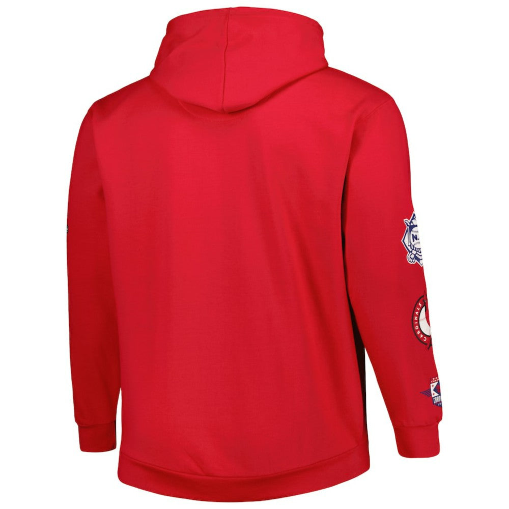 MLB St. Louis Cardinals Big & Tall Fleece Pullover Hoodie