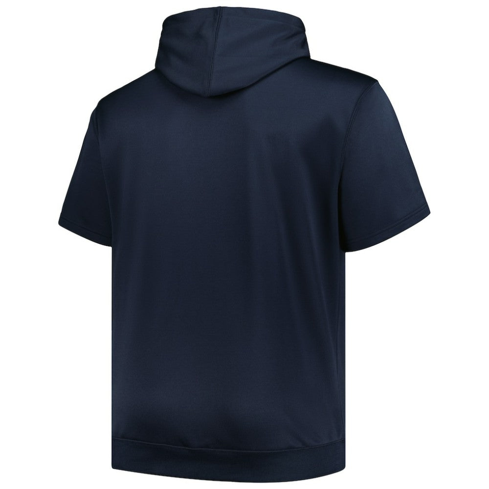 MLB Minnesota Twins Profile Big & Tall Contrast Short Sleeve Pullover Hoodie