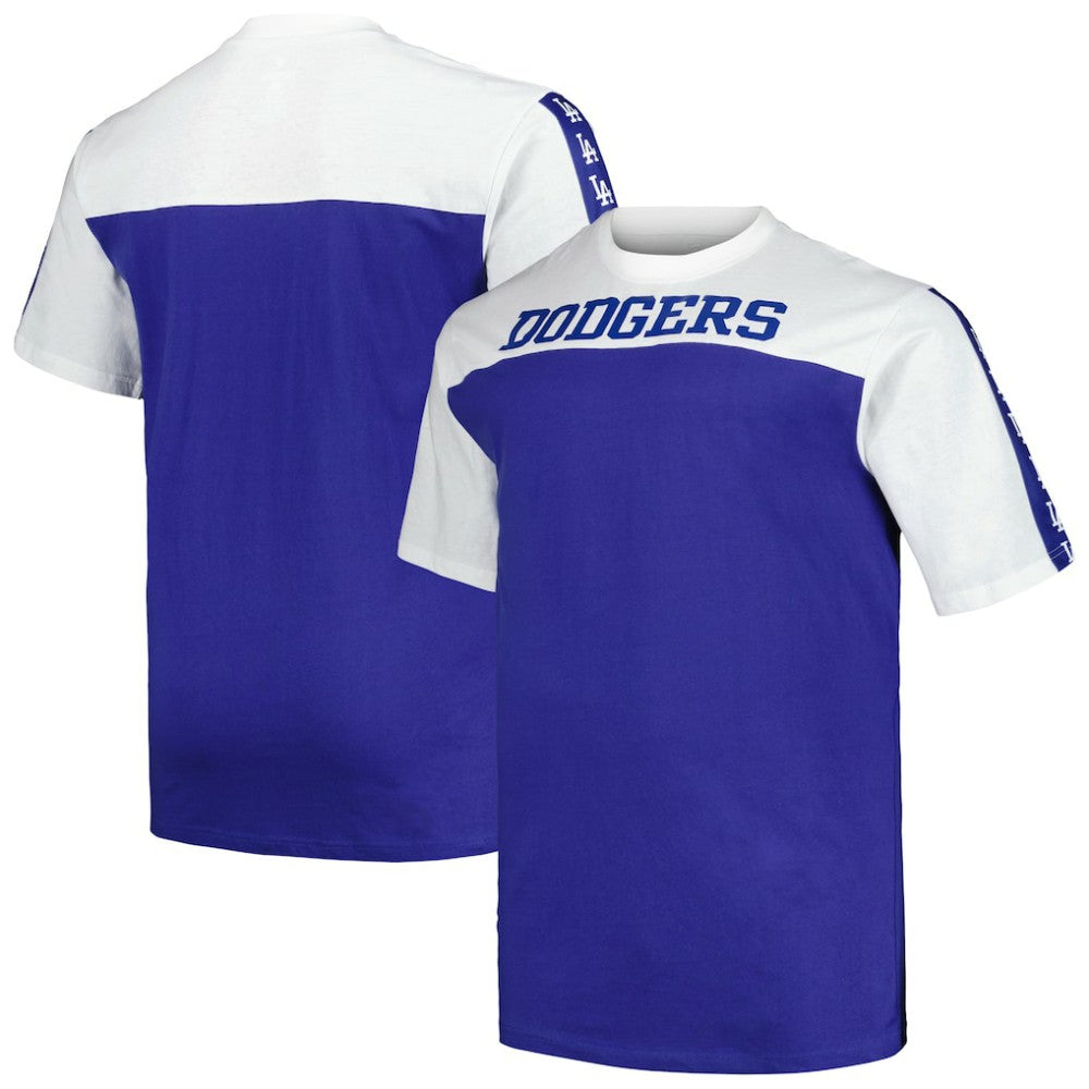 MLB Los Angeles Dodgers Profile Big & Tall Yoke Knit T-Shirt