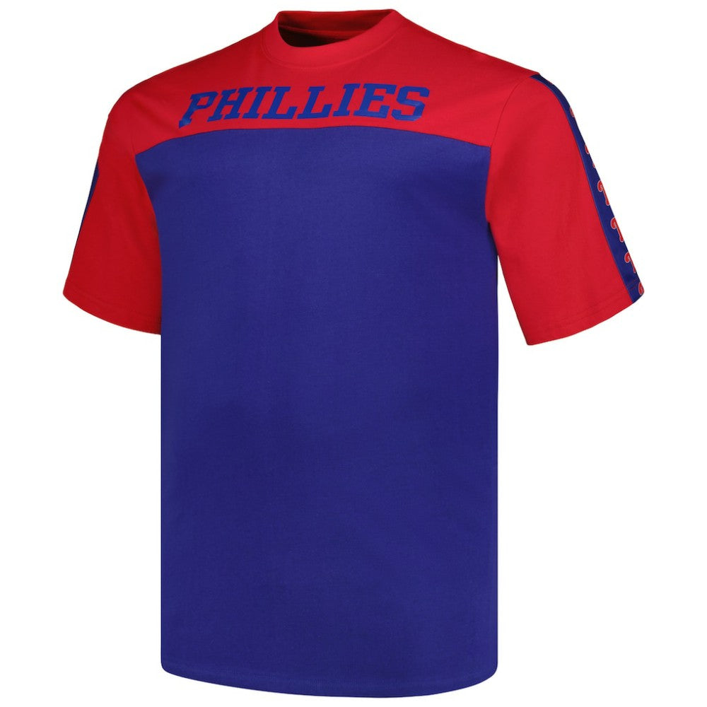 MLB Philadelphia Phillies Profile Big & Tall Yoke Knit T-Shirt