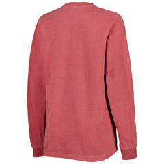 MLB Washington Nationals Soft as a Grape Women's Team Pigment Dye Long Sleeve T-Shirt