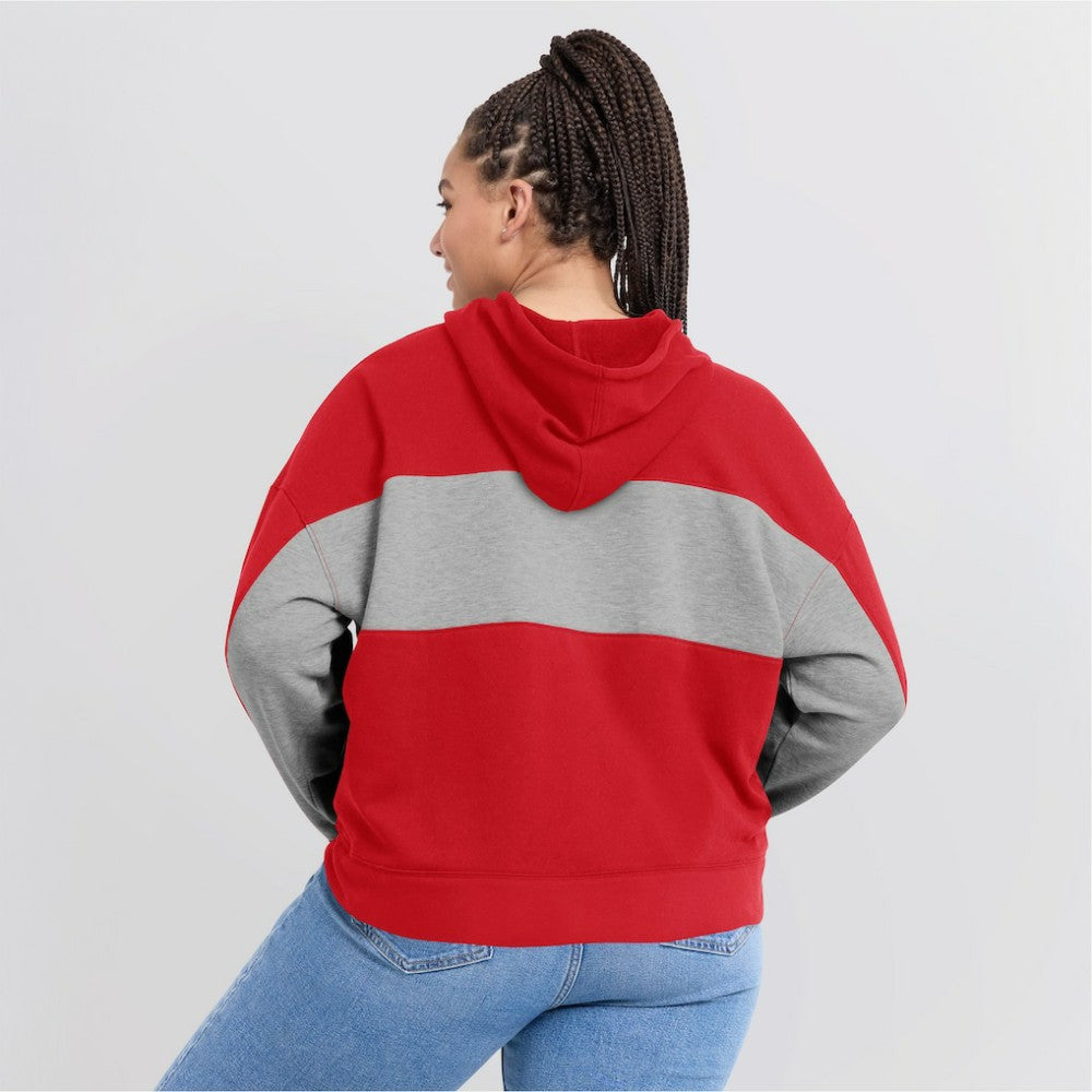 MLB Los Angeles Angels Fanatics Women's Filled Stat Sheet Pullover Hoodie