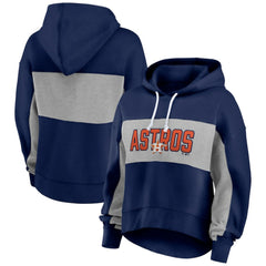 MLB Houston Astros Fanatics Women's Filled Stat Sheet Pullover Hoodie