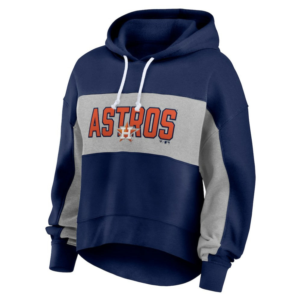 MLB Houston Astros Fanatics Women's Filled Stat Sheet Pullover Hoodie
