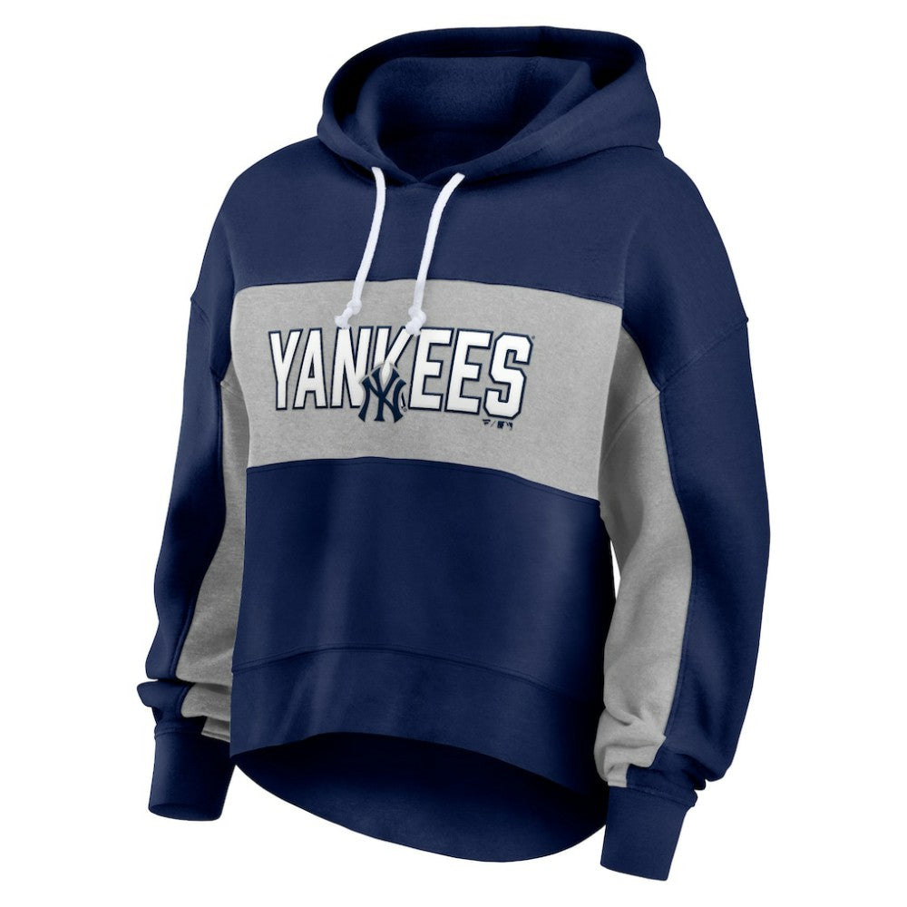 MLB New York Yankees Fanatics Women's Filled Stat Sheet Pullover Hoodie