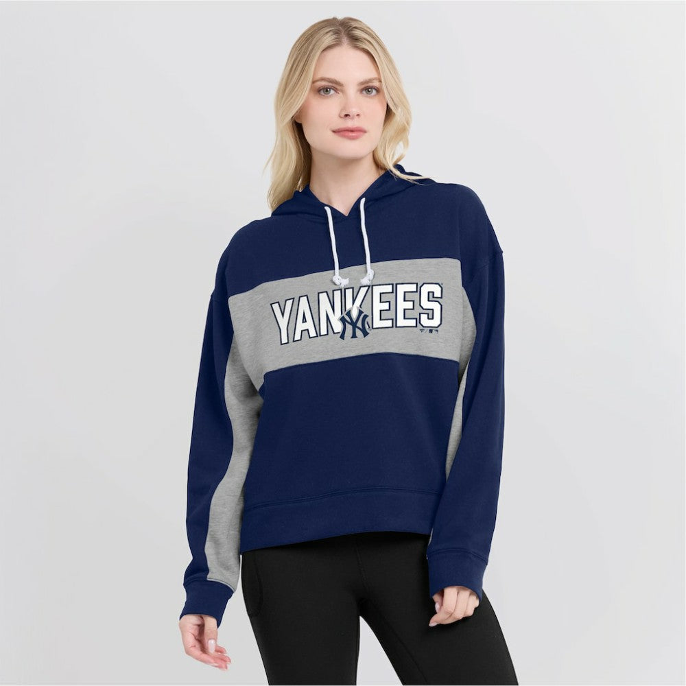 MLB New York Yankees Fanatics Women's Filled Stat Sheet Pullover Hoodie