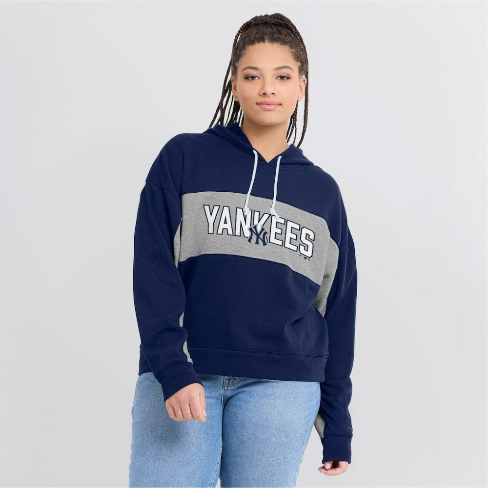 MLB New York Yankees Fanatics Women's Filled Stat Sheet Pullover Hoodie