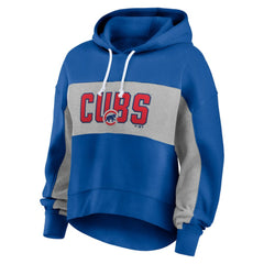 MLB Chicago Cubs Fanatics Women's Filled Stat Sheet Pullover Hoodie