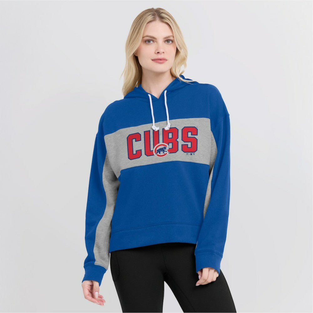 MLB Chicago Cubs Fanatics Women's Filled Stat Sheet Pullover Hoodie