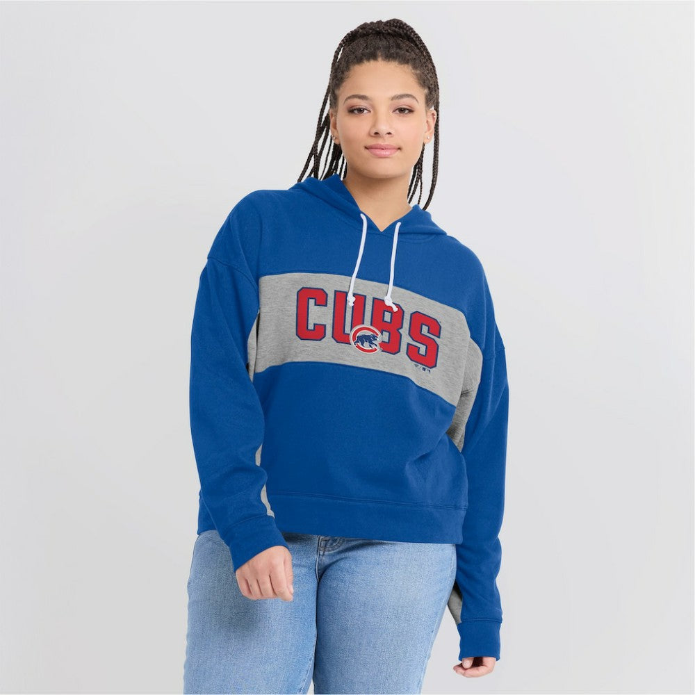 MLB Chicago Cubs Fanatics Women's Filled Stat Sheet Pullover Hoodie