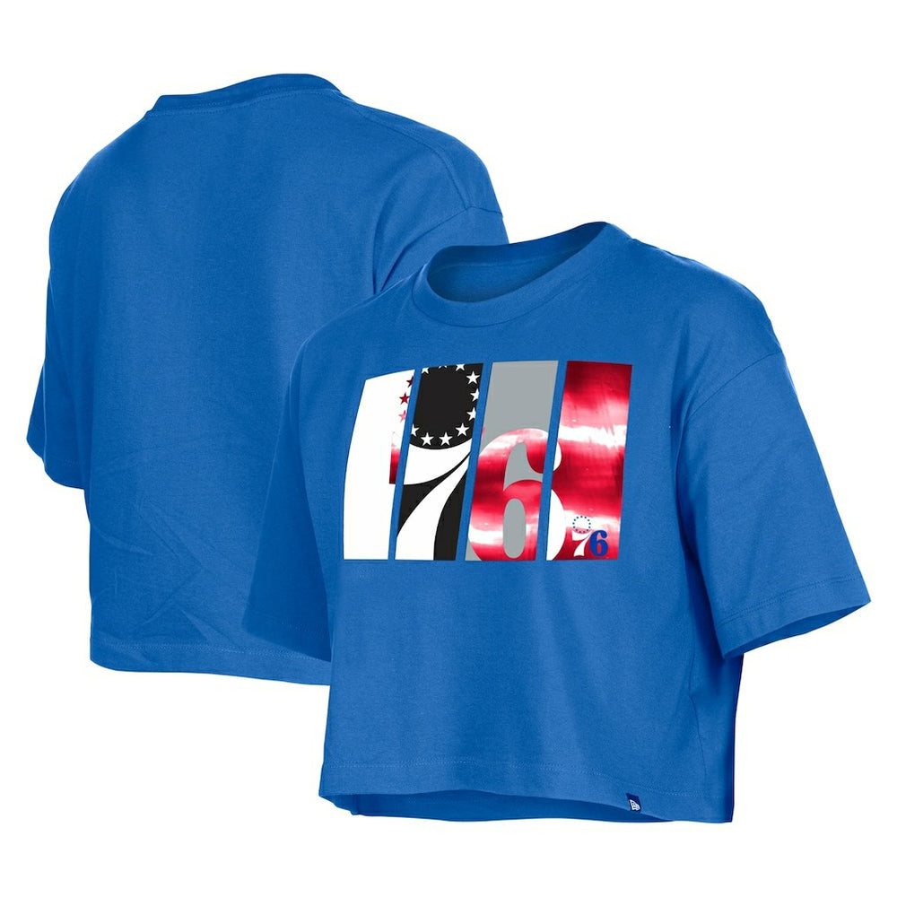 NBA Philadelphia 76ers Women's Cropped T-Shirt