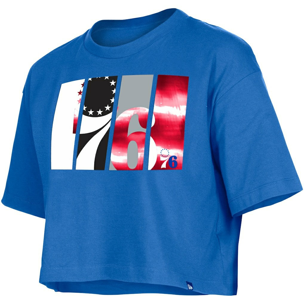 NBA Philadelphia 76ers Women's Cropped T-Shirt