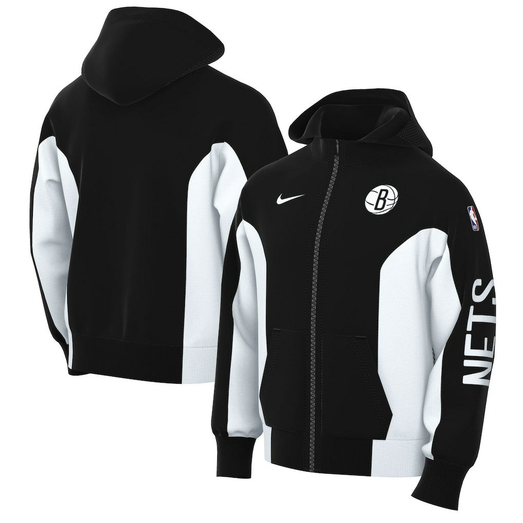 NBA Brooklyn Nets 2023/24 Authentic Showtime Full-Zip Hoodie