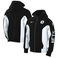 NBA Brooklyn Nets 2023/24 Authentic Showtime Full-Zip Hoodie