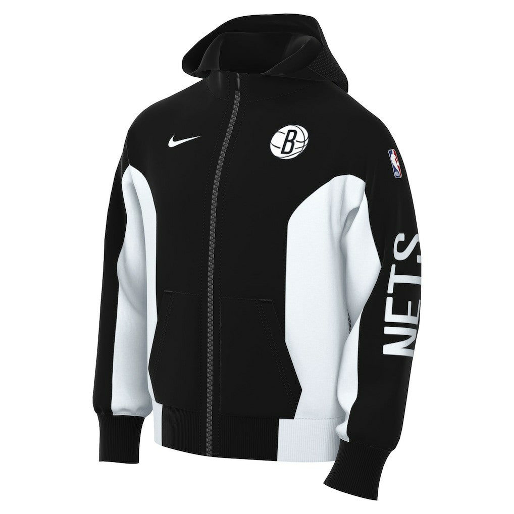 NBA Brooklyn Nets 2023/24 Authentic Showtime Full-Zip Hoodie