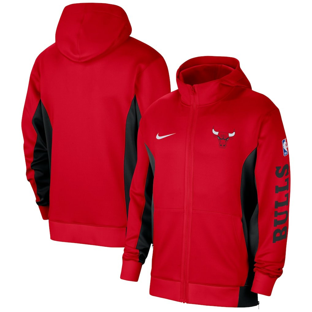 NBA Chicago Bulls 2023/24 Authentic Showtime Full-Zip Hoodie